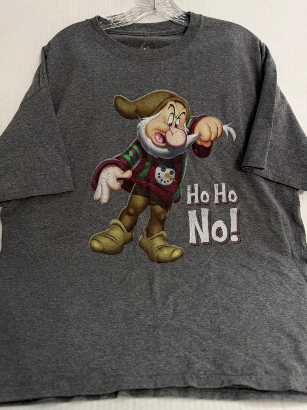 Disneyland Graphic Tee with Grumpy Character - Ho Ho No!